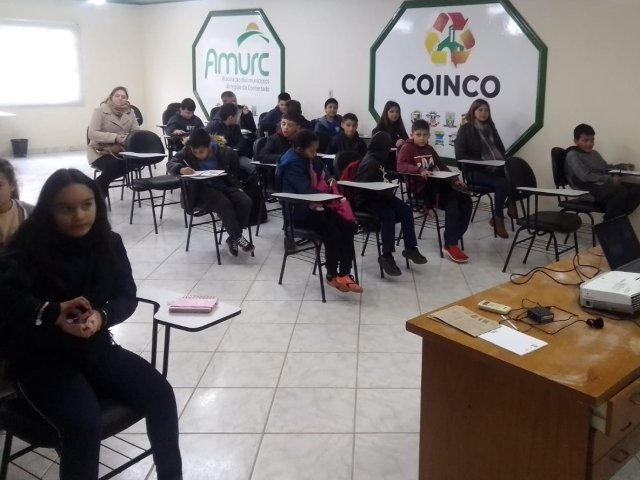 Palestras de educação ambiental no COINCO